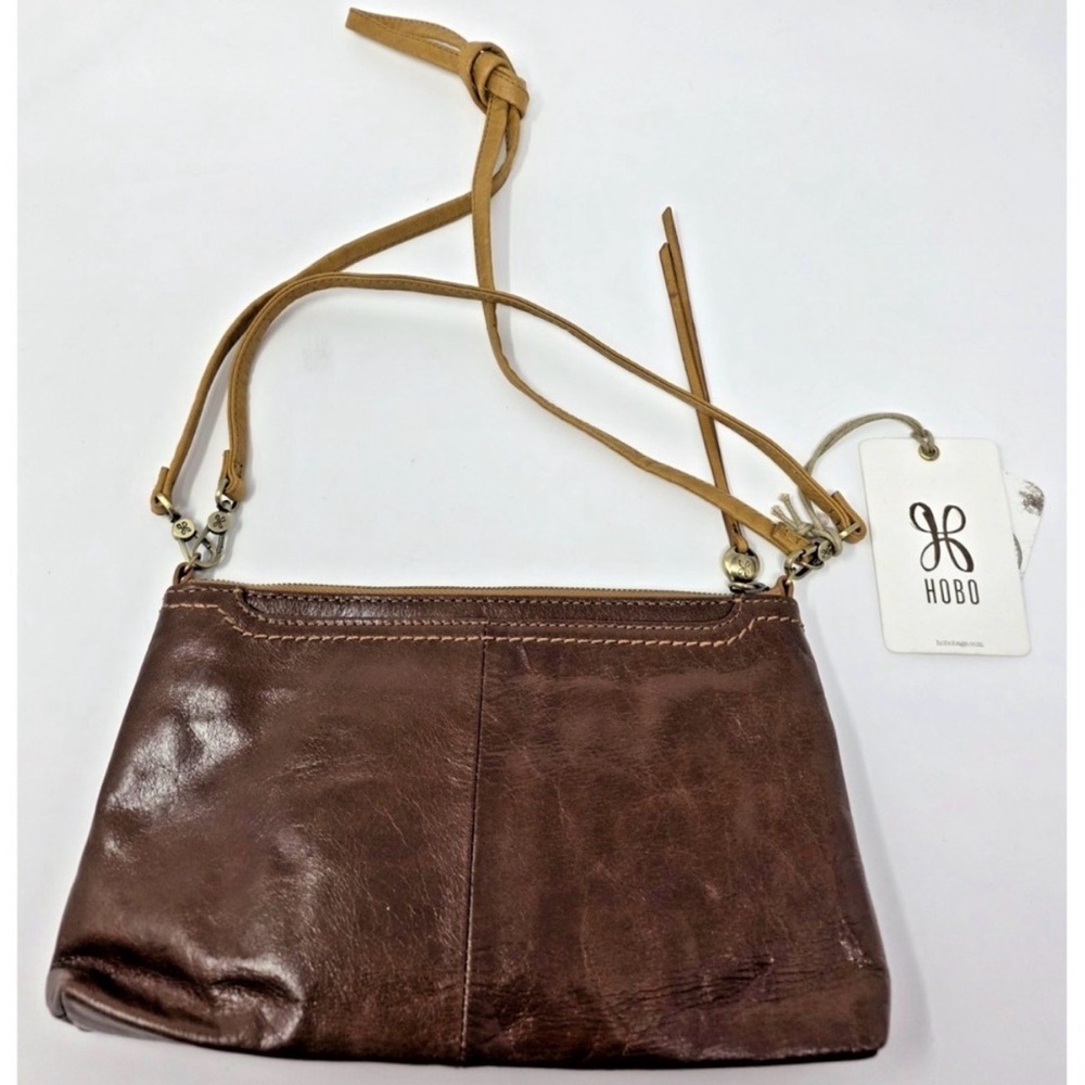 HOBO Darcy Woodlands Leather Convertible Crossbody Bag NWT w Dust Bag Made in US